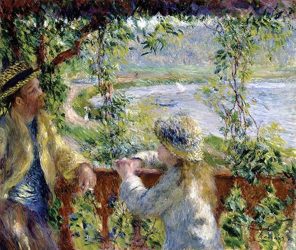 Pierre-Auguste Renoir By the Water, oil painting picture